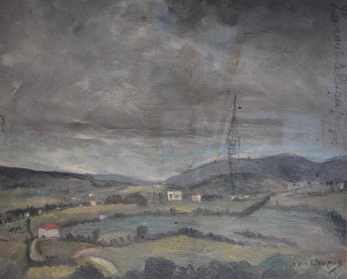 Louis Chapuy, La montée de Champagne à Lyon (vers 1935)