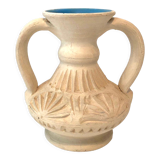 Blue White ceramic amphora vase