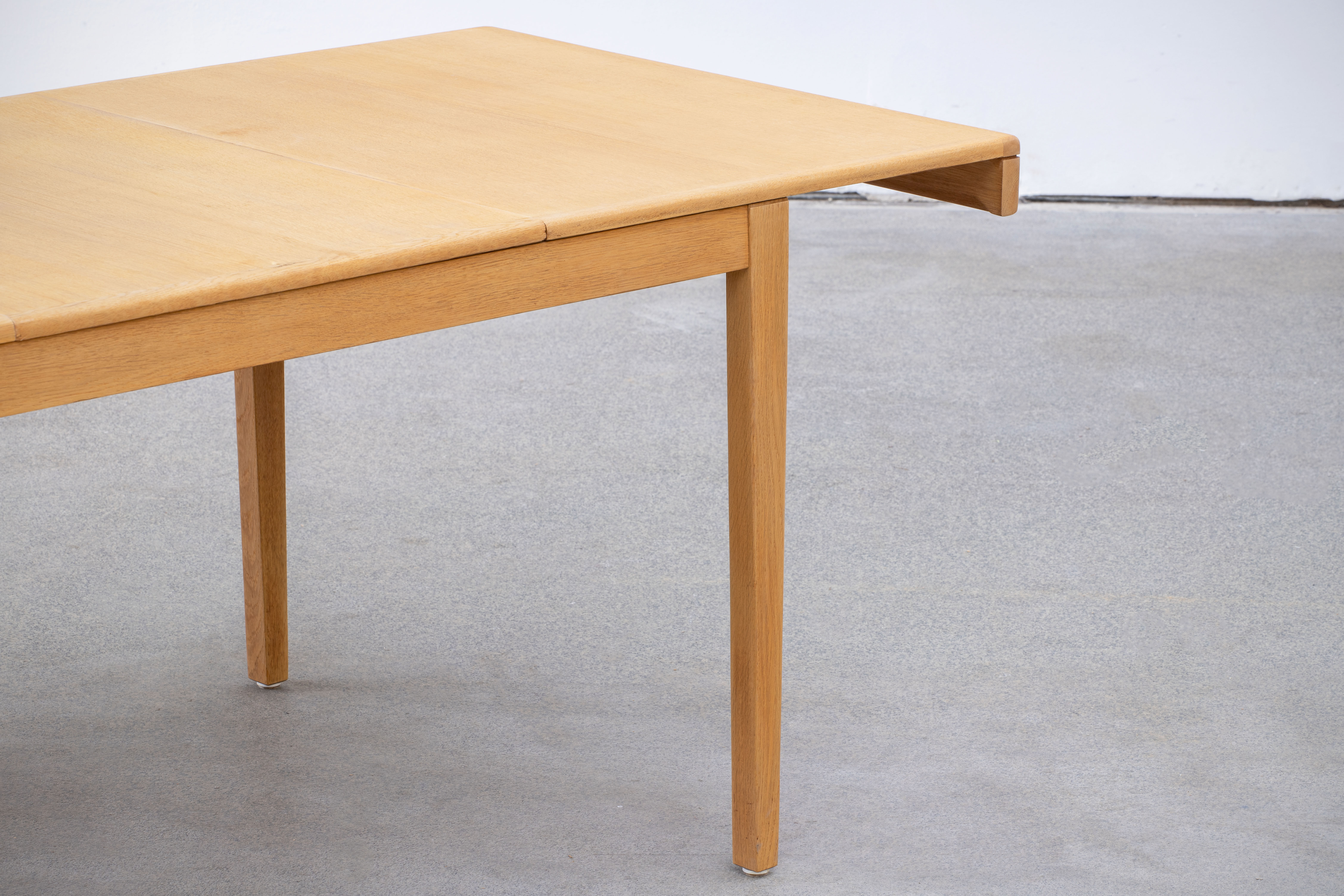 Vintage scandinavian table raw wood 1960