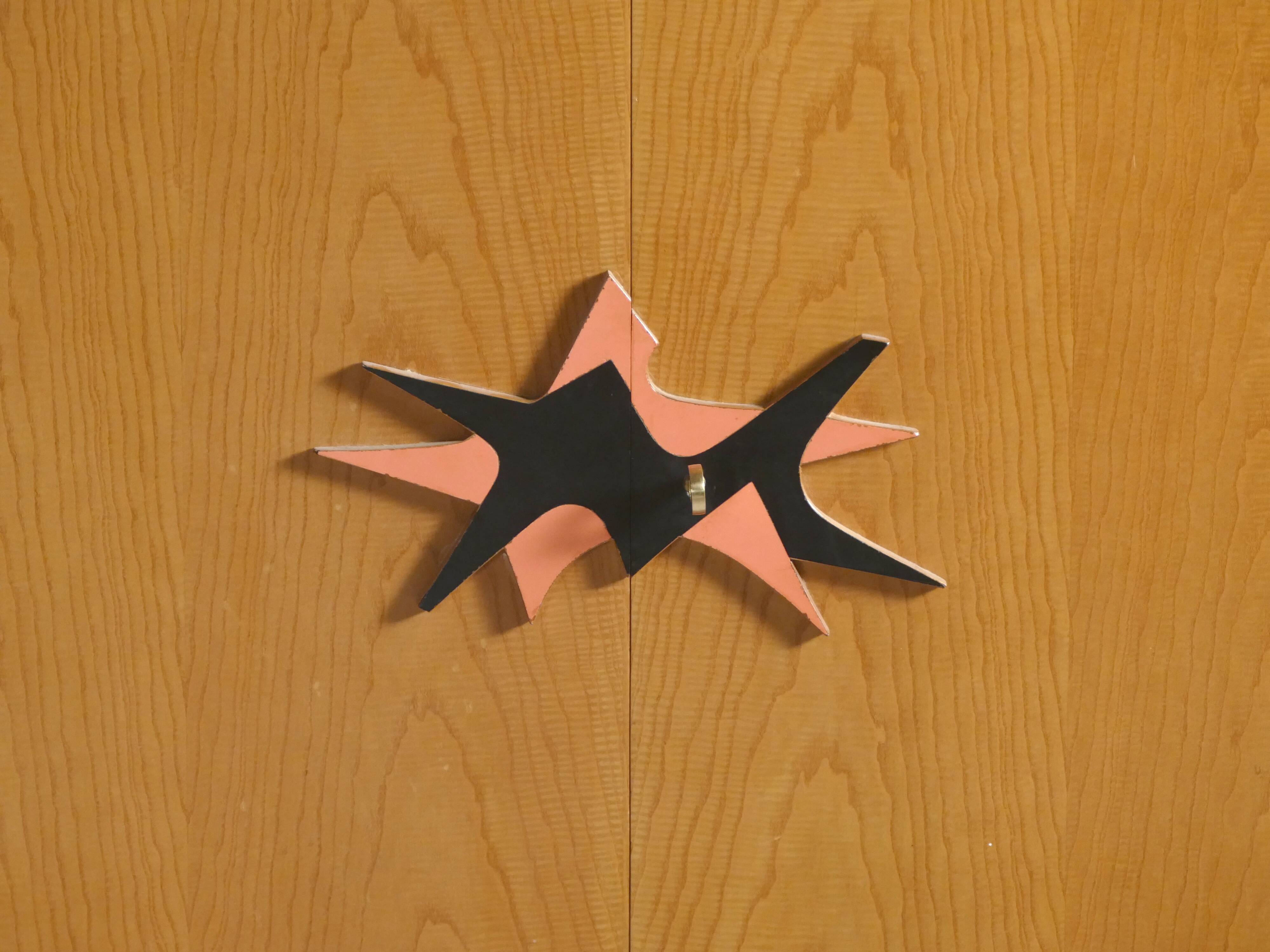 Modernist enfilade cherrywood around 1950