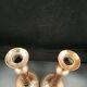 Couple of copper candlestick empire style