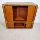 HiFi Highboard with Sliding Doors Sideboard Teak by Dyrlund, 1960s