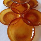 10 assiettes à dessert Arcoroc Sierra Ambre