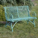 Arras 2-seater bench - Turquoise