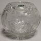 Vintage Ball Vase in Cut Crystal Violetta , Poland