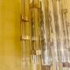 Venini iridescent glass wall light 7 blades model XL