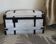 Restored old white cerused chest.