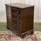 English mahogany commode from the 1950s.