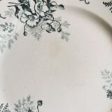 Assiettes plates anciennes H.C, terre de fer