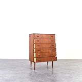 Mid-Century Danish Teak Chest of Drawers, 1960s.