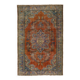 Turkish Anatolian Handmade Vintage Rug 274 cm x 180 cm