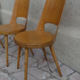 Suite of 4 chairs Baumann model «Mondor»