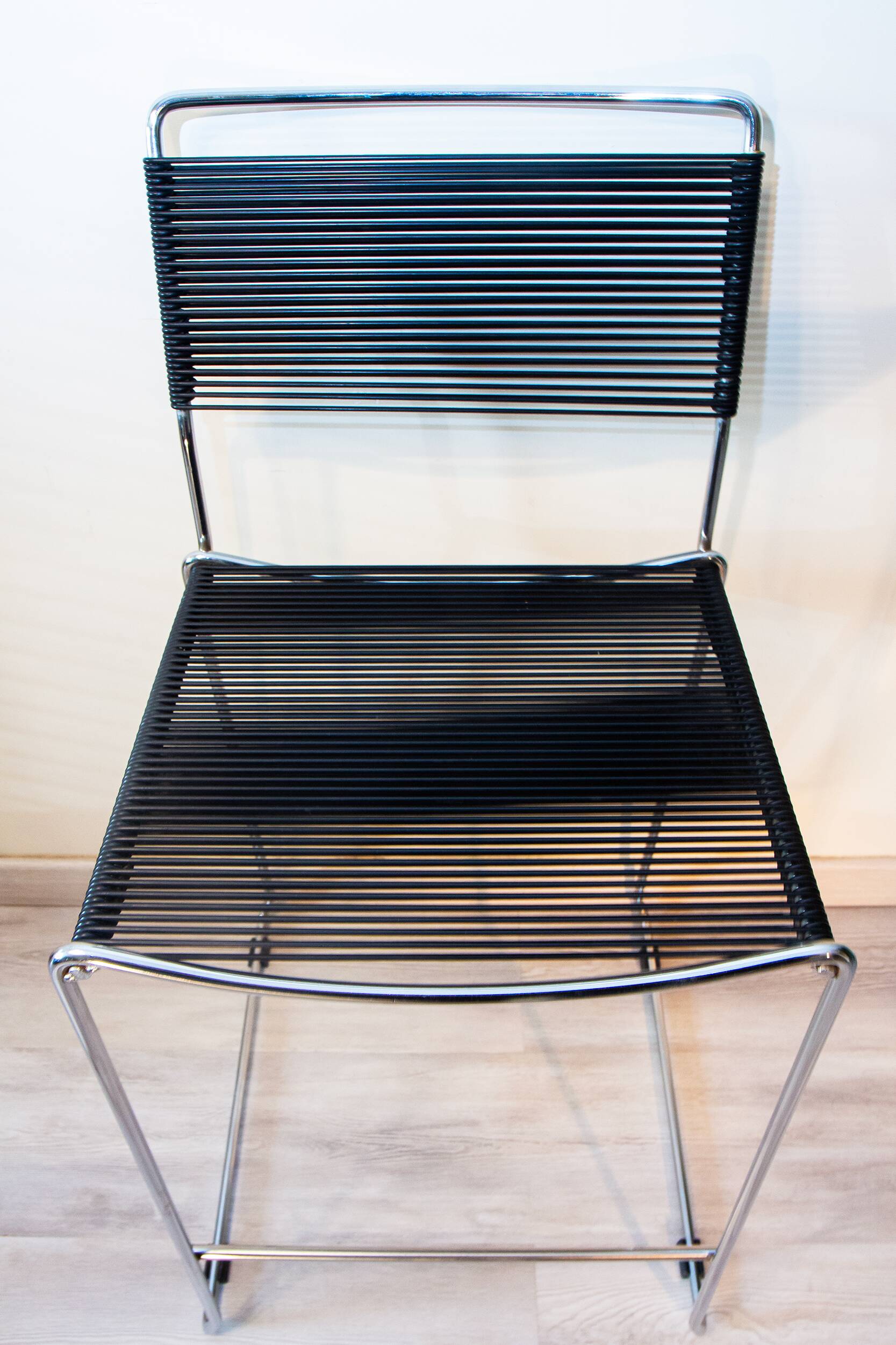 Chaise haute spaghetti dans le goût de Giandomenico Belotti, 1980