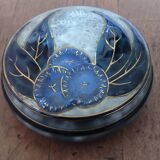Camille THARAUD Signed circular porcelain box. 15 cm