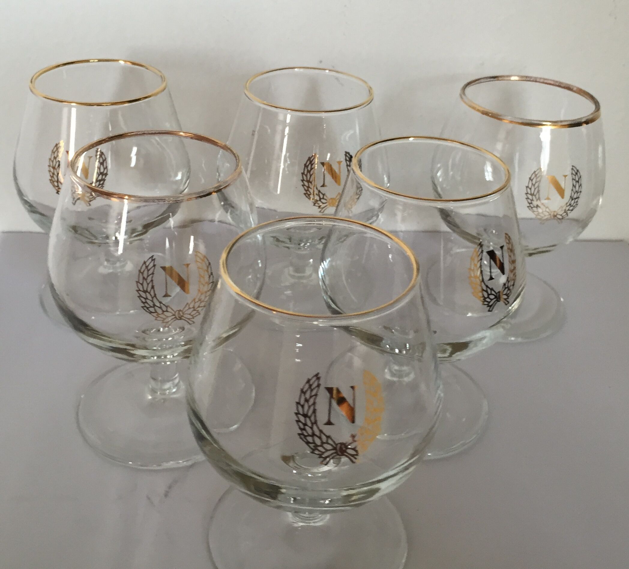 Ensemble de 6 verres à cognac