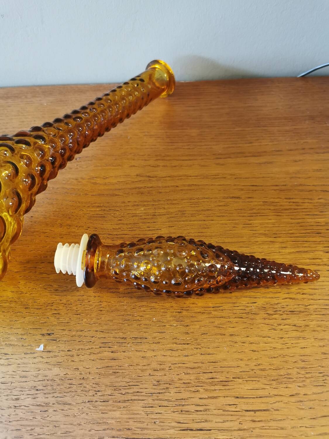 Vintage bubble carafe