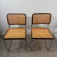 Pair of Marcel Breuer Cesca chairs Made in Italy