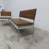 1970 wooden kitchen corner bench set