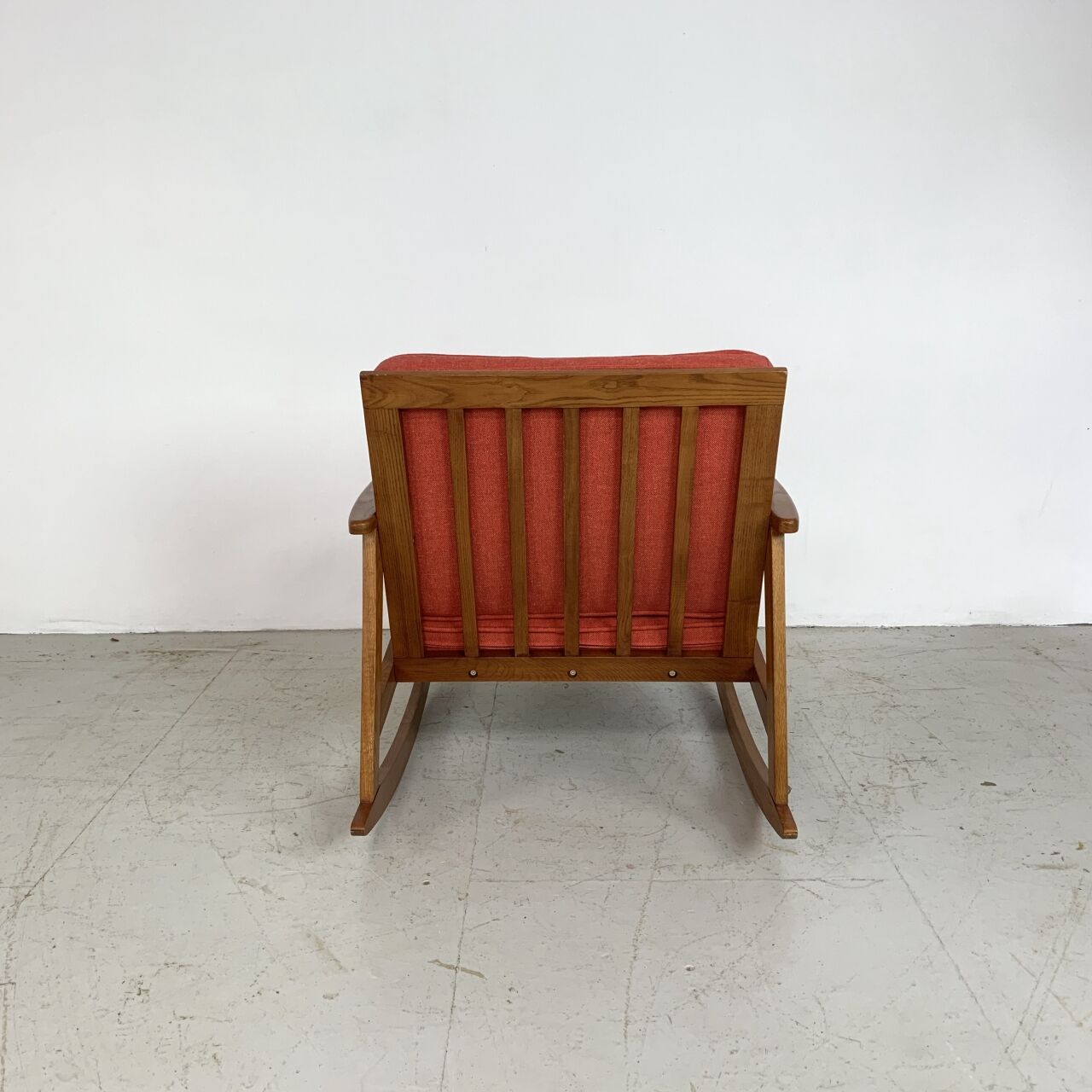 Mid-century teak rocking-chair