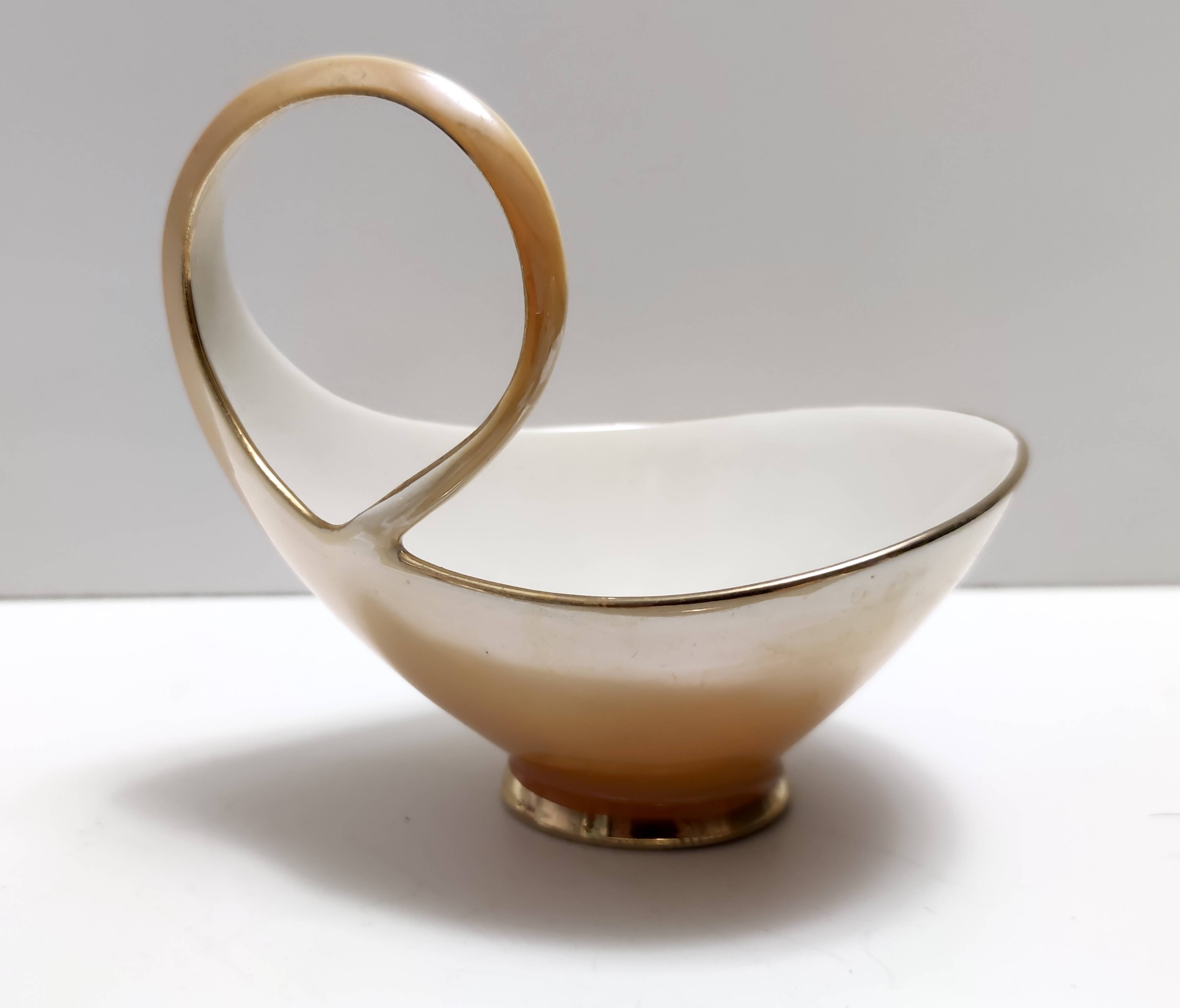 22-Piece Colorful Ceramic Breakfast Set by Italo Casini, Sesto Fiorentino