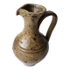 Pyrite stoneware ceramic oil cruet - Signed with pictogram Michel Dumont