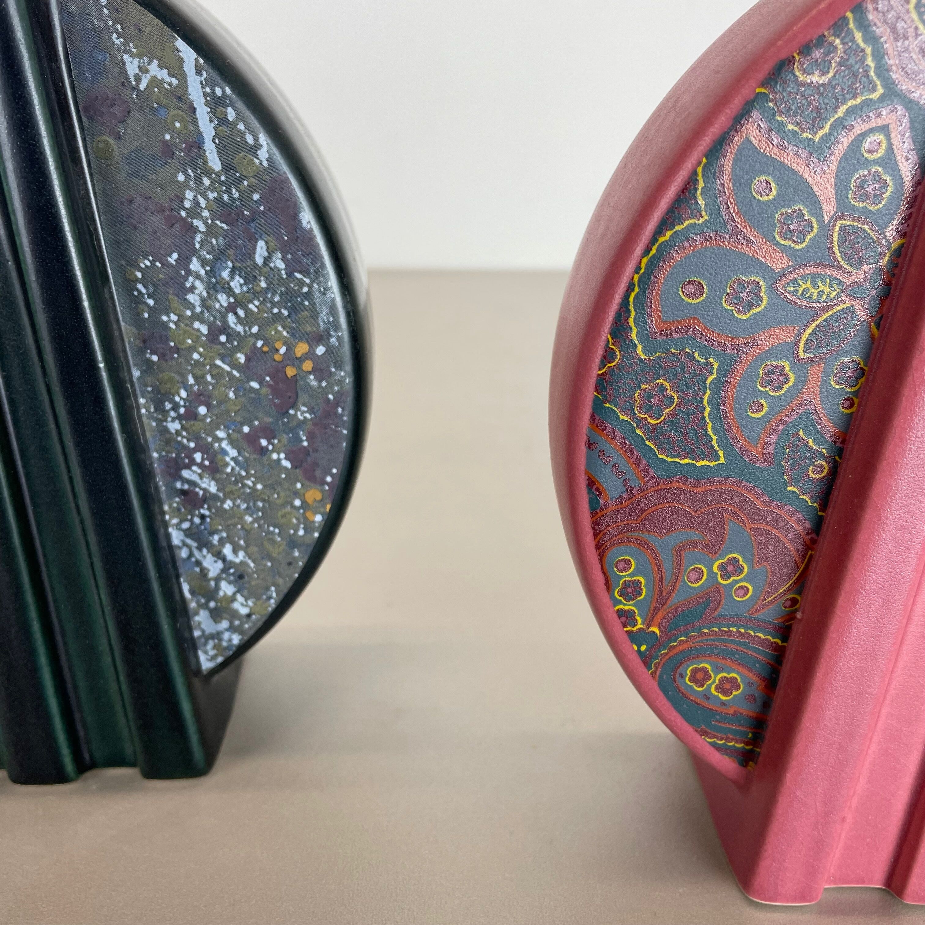 Set of 2  vases Bay Ceramics Germany, 1980s