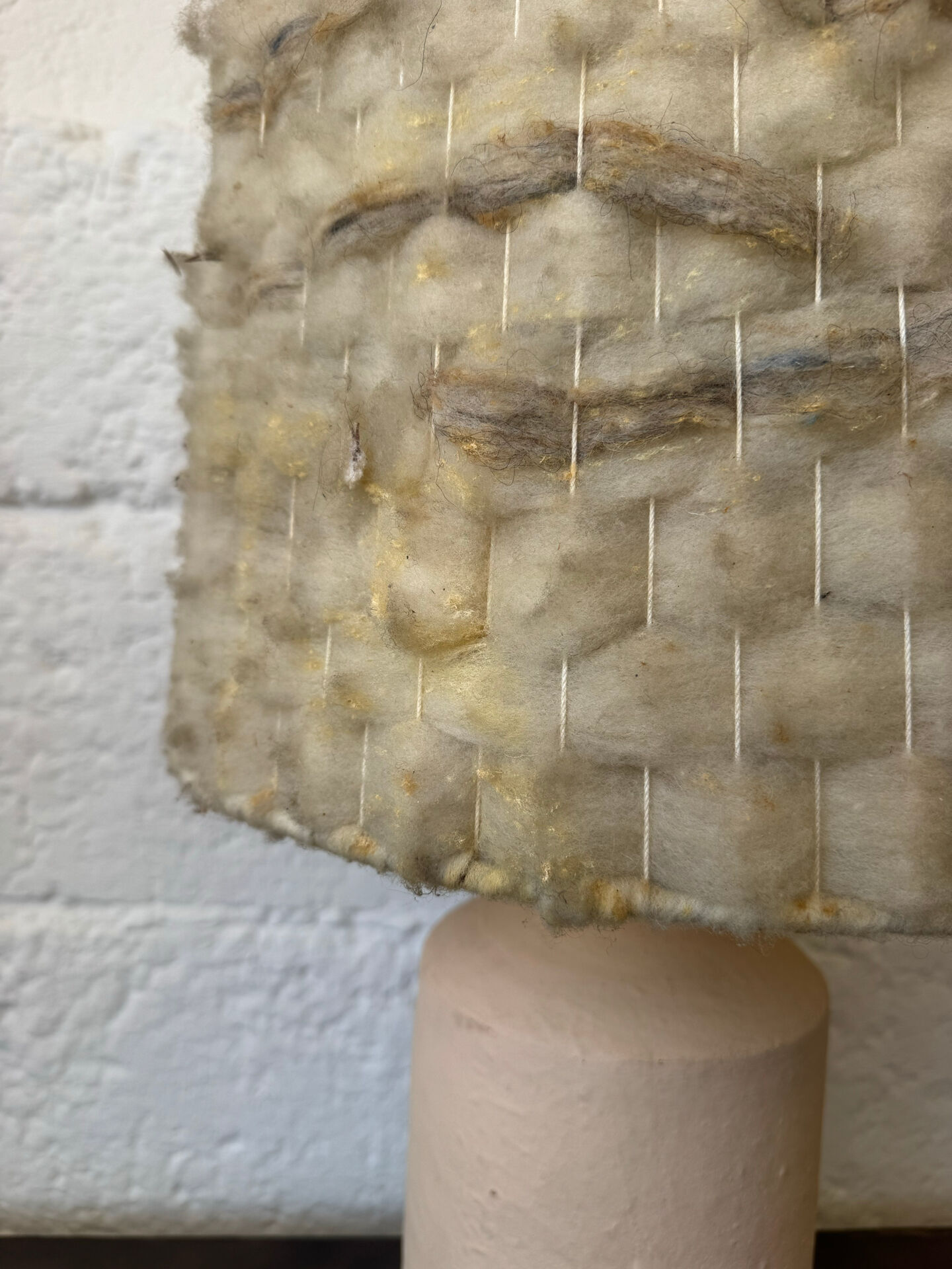 Ceramic wool lamp from the 1960s.