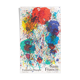Affiche d'exposition réalisée en lithographie originale Sam Francis, explosion de couleurs, 1983.