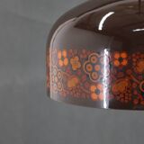 1970s Pendant Lamp with Floral Motiv, Czechoslovakia