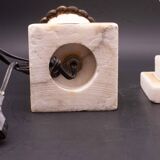 Set of 2 Vintage Neoclassica Alabster Table Lamp by Gregoretti & co.