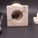 Set of 2 Vintage Neoclassica Alabster Table Lamp by Gregoretti & co.