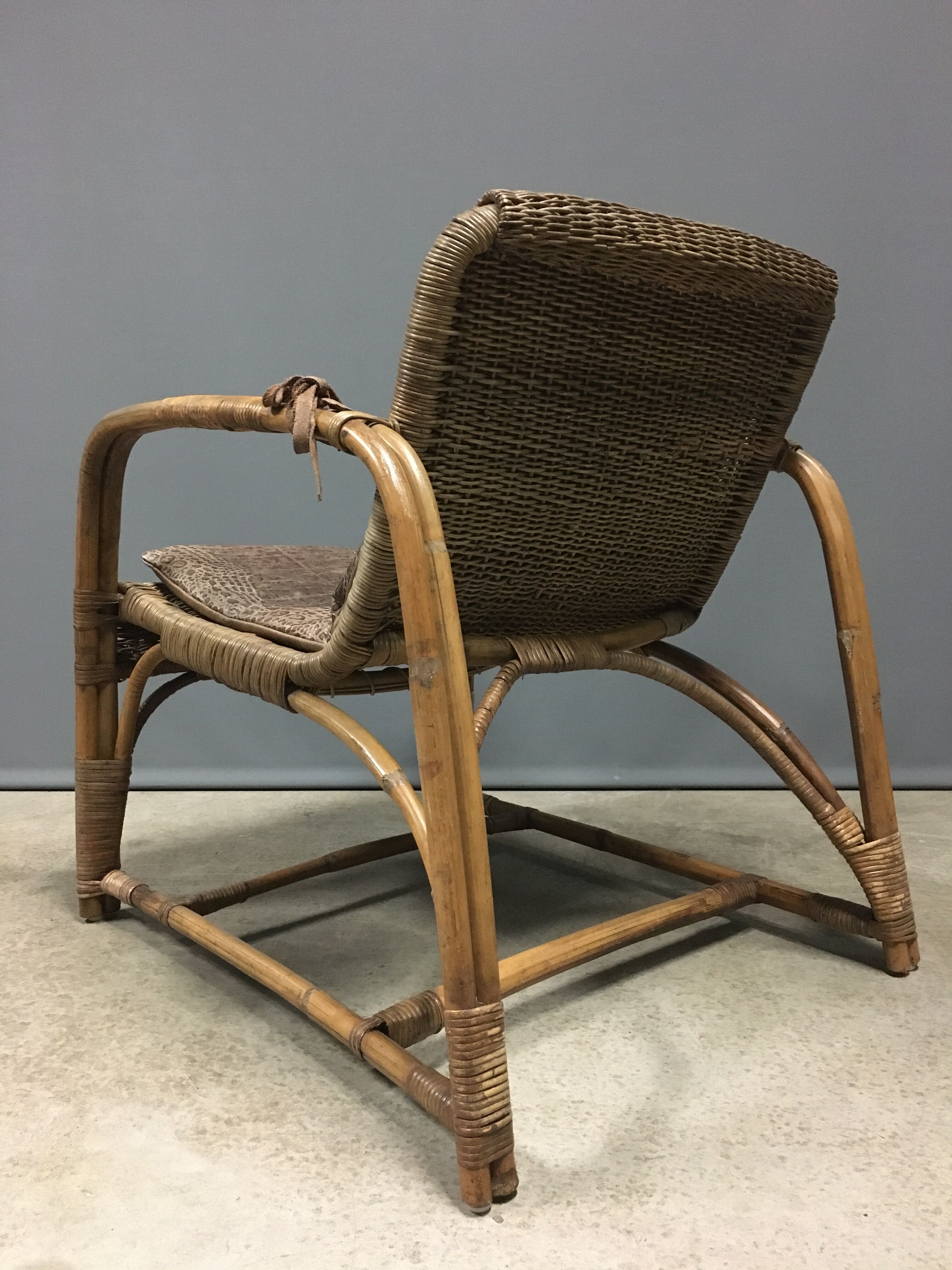 Rare Erich Dieckmann lounge chair 1930.