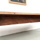 Solid walnut farmhouse table, 1950s.