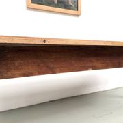 Table de ferme en noyer massif, années 50