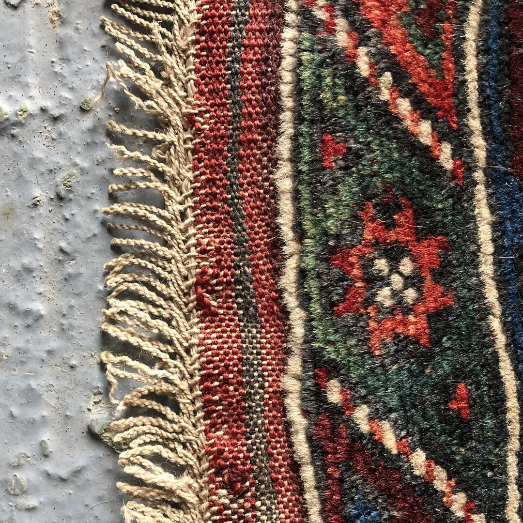 Old oriental carpet 113x179