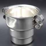 Silver metal ice bucket circa 1950