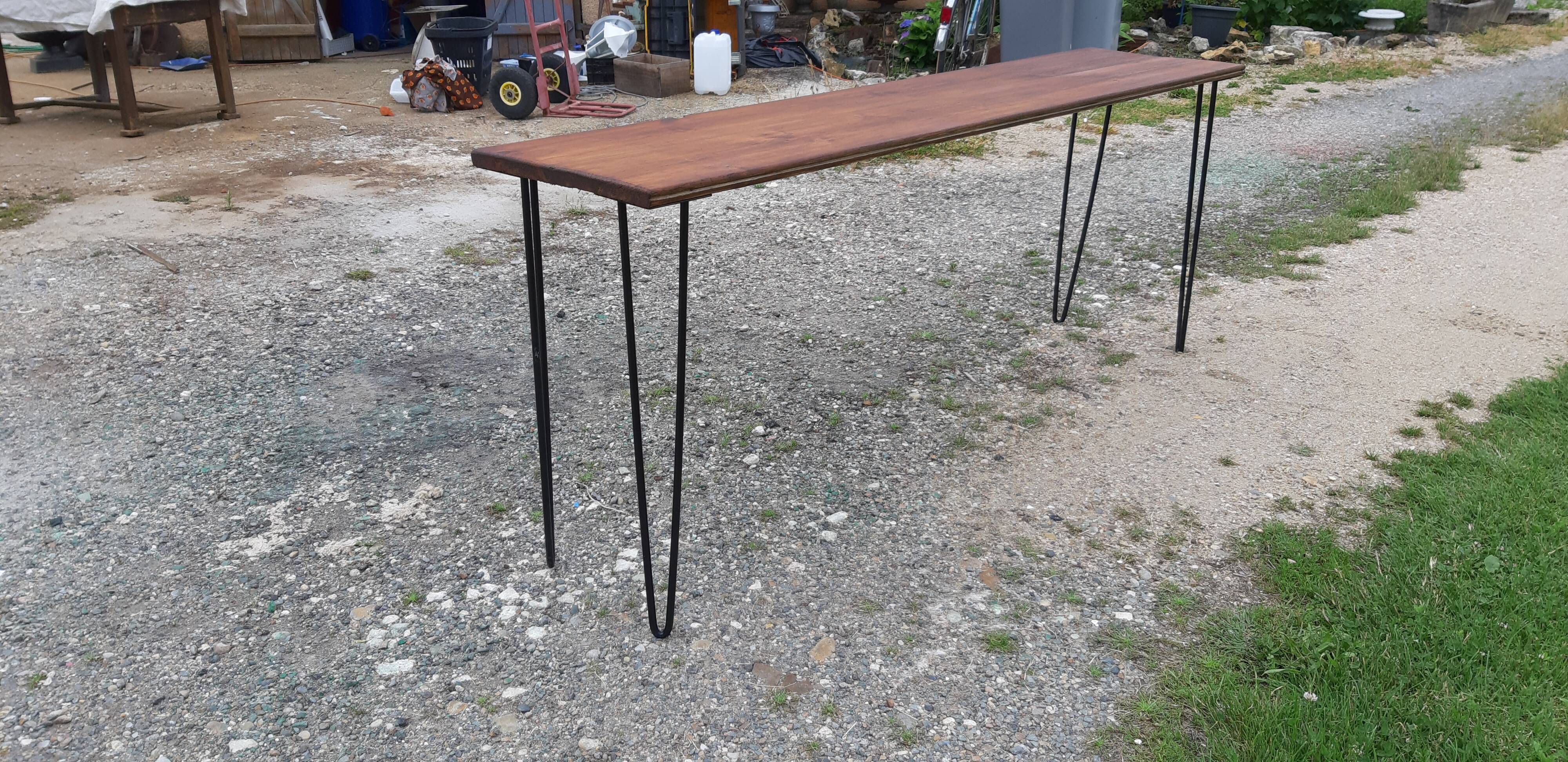 Industrial console feet compass iron