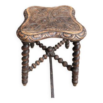 Carved stool
