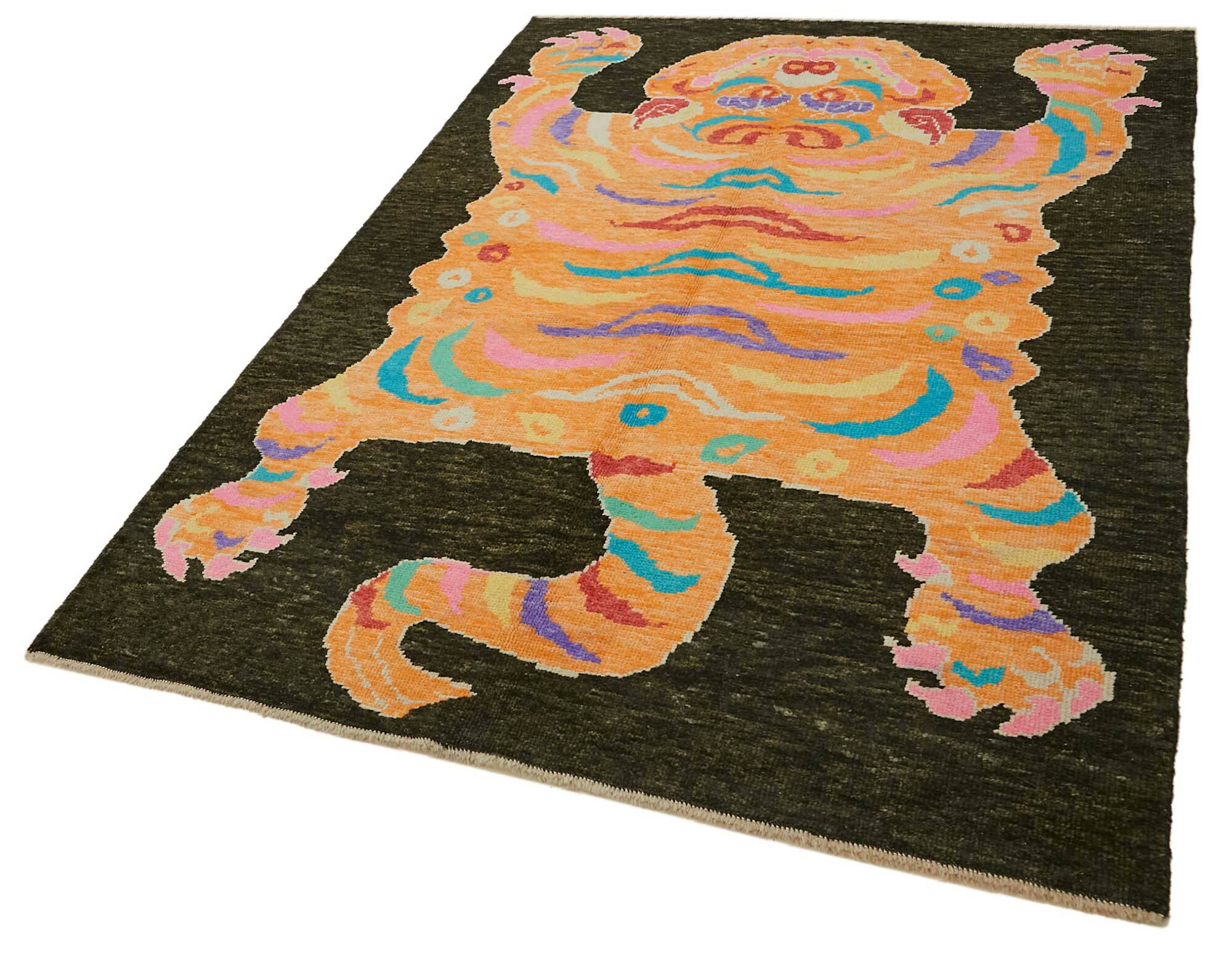 Turkish Handknotted Wool Tiger Rug  170 cm x 240 cm