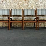 4x 60s 70s teak chairs Chair Dining Chair Henning Kjaernulf Danish 60s