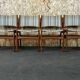 4x 60s 70s teak chairs Chair Dining Chair Henning Kjaernulf Danish 60s