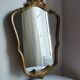 Antique large violin-shaped mirror in gilded wood, Rococo style, Louis XV (80x50 cm)