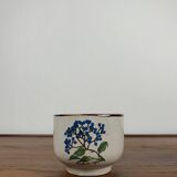 Set of 4 "herbarium" tea cups, 1960/70, ceramic