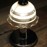 Metal and glass lamp 1960
