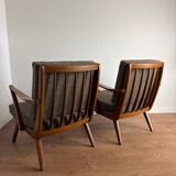 Pair of vintage Scandinavian armchairs – 1960s