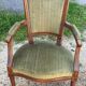 2 Louis XVI Trianon cabriolet armchairs