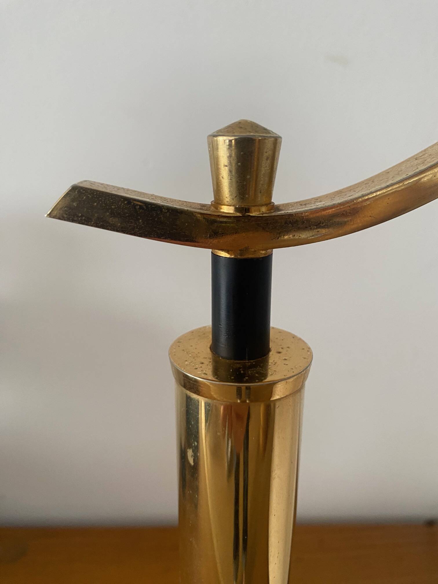 Brass desk lamp, 1950-1960