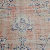 9x12 Pale Red & Blue Vintage Persian Rug, 275x353Cm