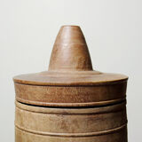 Old turned wooden case/box, 19th-20th century, mechanical? beekeeping?