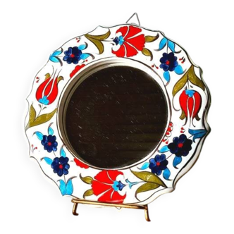Floral Ceramic Mirror